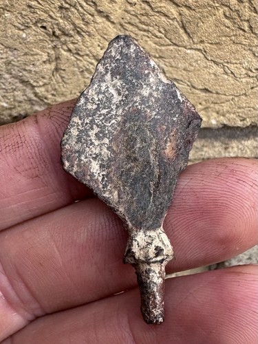 Medieval iron arrowhead - iron,