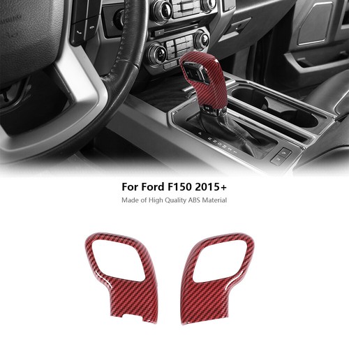 2pcs red carbon fiber car - 2pcs,