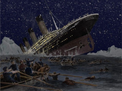 Titanic disaster art print - disaster, –