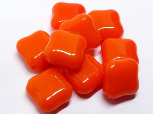 8mm textured czech glass - textured,