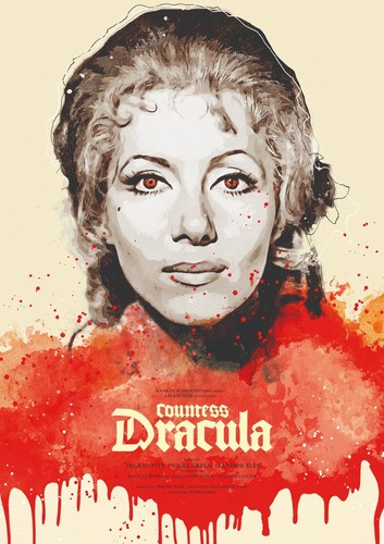 Countess dracula art print - dracula,