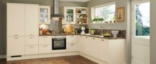 FP&P Kitchen Unit Doors Drawers Matt Cream Bevel Edge compatible with Howdens