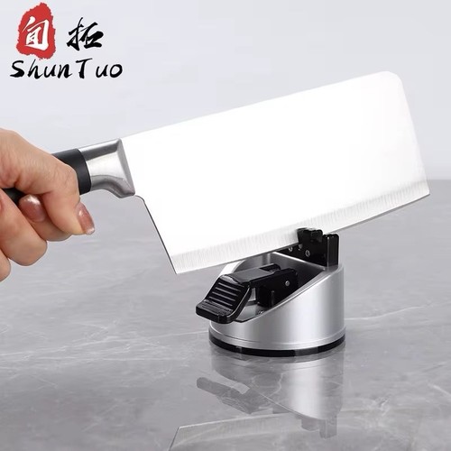 Knife sharpener with suction - sharpener,