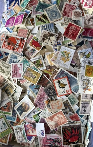 500 worldwide stamps - worldwide, kiloware