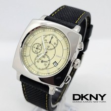DKNY NY-1080 Chronograph mens quartz watch Stopwatch Date