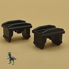 2 Playmobil black piece -