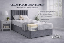 Single divan bed set 3ft - single,