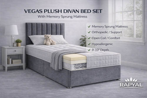 Single divan bed - divan,