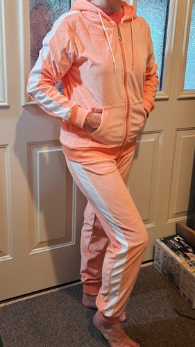 Women velour 2pc track suit - 2pc,