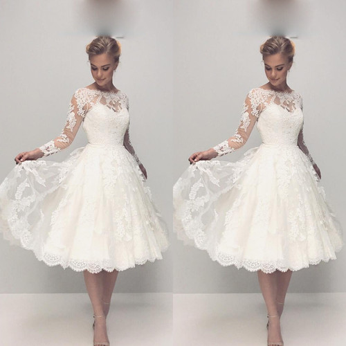 Wedding dresses tea - tea, length