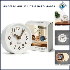 Wooden Analog Desktop Clock