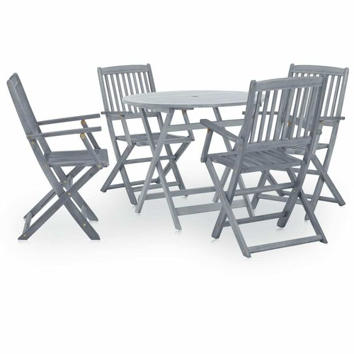 Wooden garden dining - garden, patio