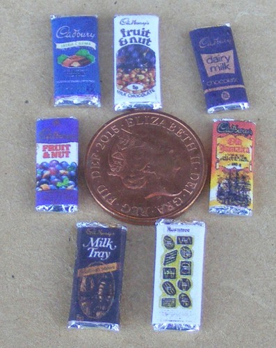 Dolls house chocolate bars - house,