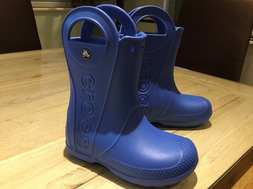 Crocs handle kids blue rain - crocs,