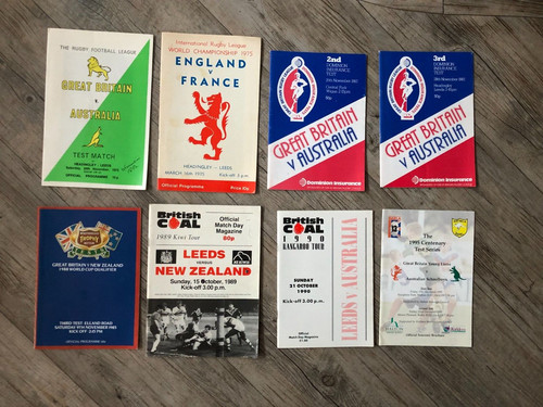 Rugby league programmes 8 - rugby,