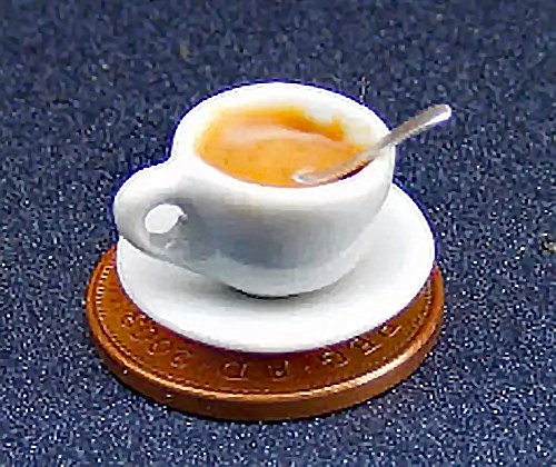 Dolls house drink ceramic - house, in