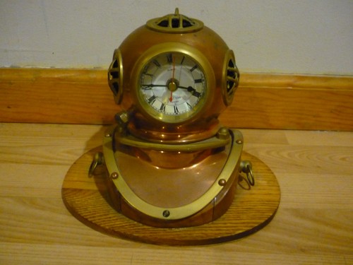 Vintage divers helmet - helmet, ship's