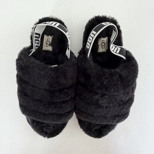 Ugg fluff yeah - fluff, black