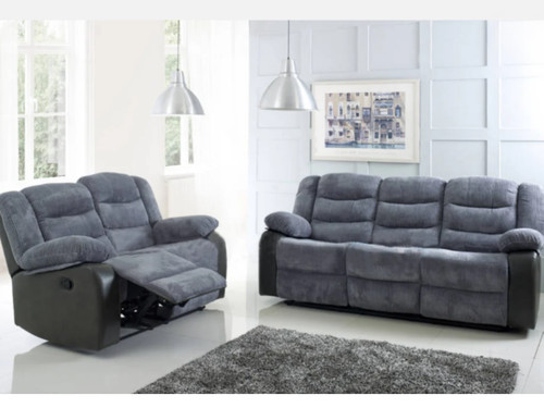 Rio recliner sofa set 2 - recliner,