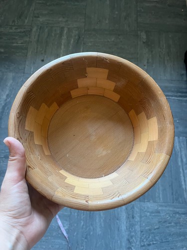 Mosaic turned large wood - mosaic,