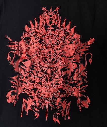 Balmain paris shirt black - balmain,