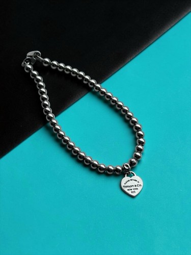 Tiffany heart bead - co,