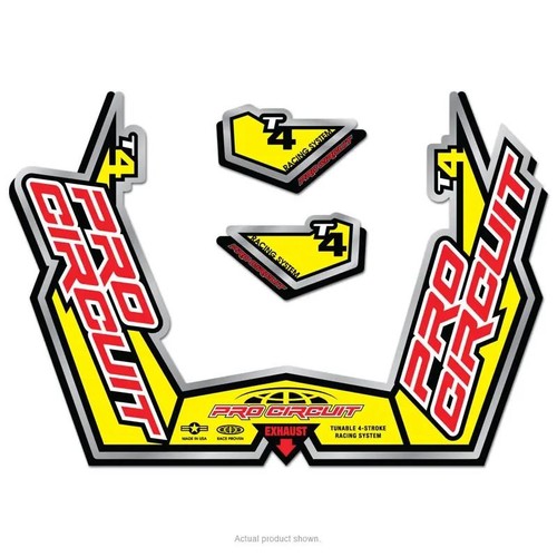 Pro circuit exhaust decal - pro, t-4