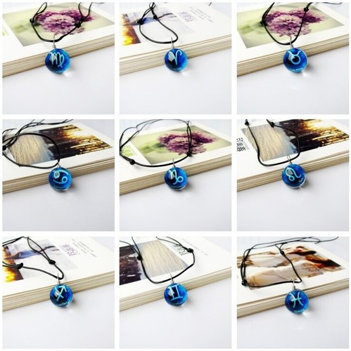 Round star sign necklace - star,