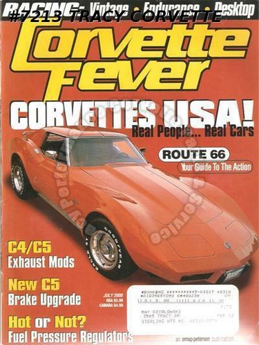 July 2000 corvette fever - july, 1990