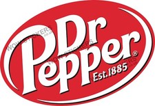 Dr Pepper Logo sticker Ice