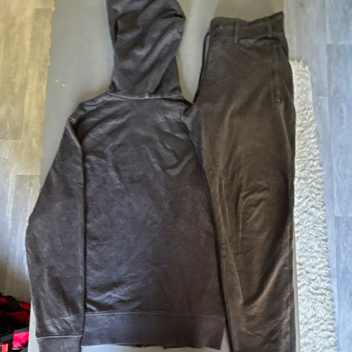 Mens grey velour full - grey,