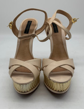 Beige, Black Sand Strappy