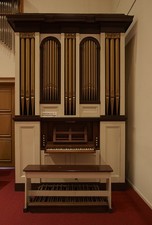 The original church organ, far