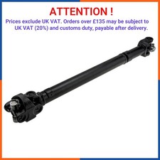 Propshaft, Driveshaft front