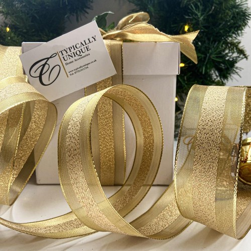 Christmas wire edged - christmas,