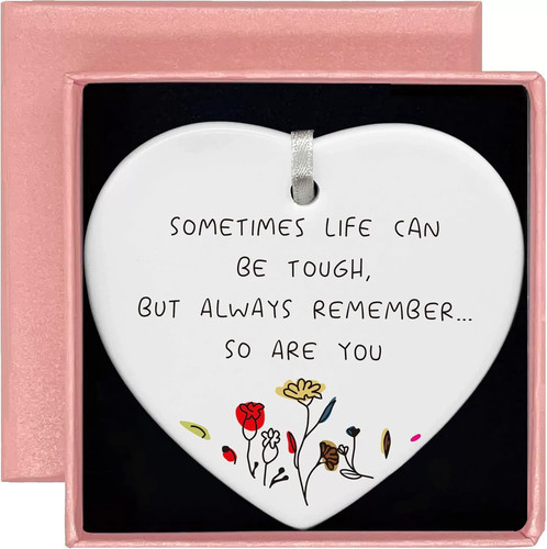 2pcs ceramic heart plaque - ceramic,