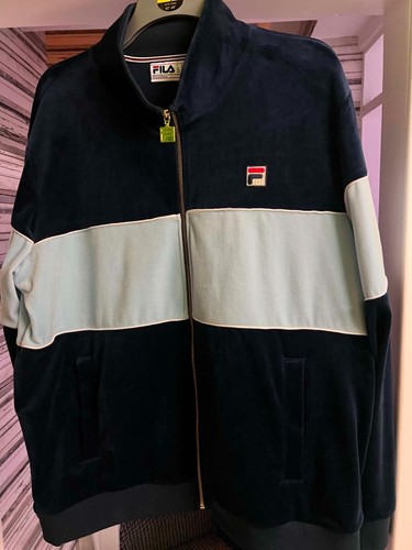 Mens velour fila track - fila, top