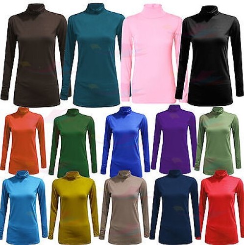 Women polo roll high neck - polo,