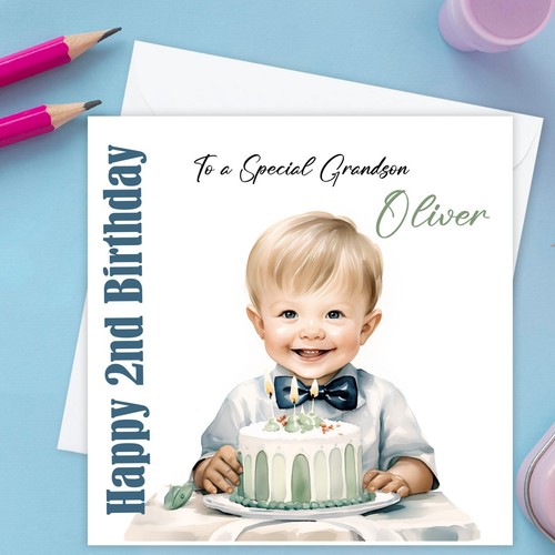 Personalised birthday card for - birthday,