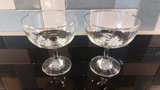 Pair vintage silver rimmed - pair,