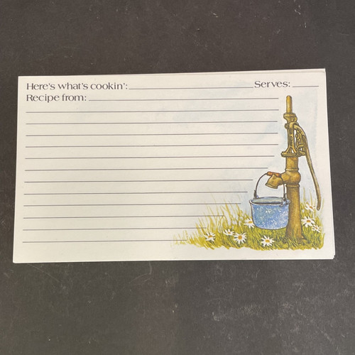 Vintage lot recipe cards - 25,