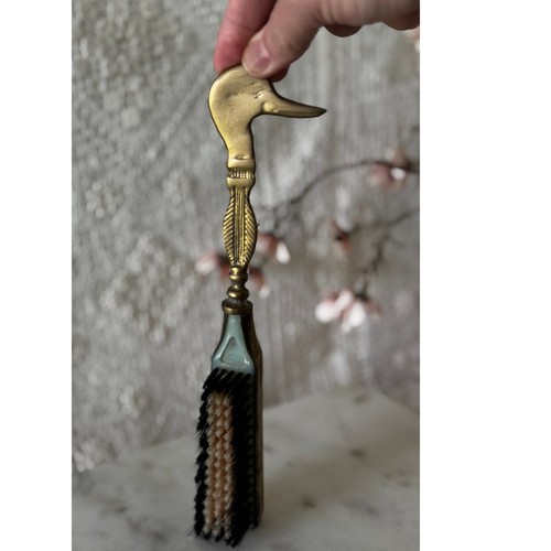 Vintage brass mallard duck - vintage,