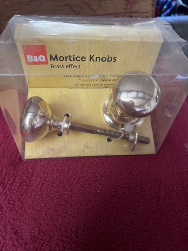 New mortice knobs brass - mortice,