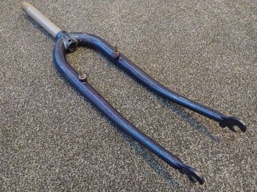 Vintage rigid steel - steel, forks