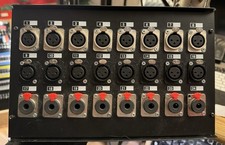 Lynx 16 Mic, 8 Line 24ch Stage Box. 16 Neutrik Female D type XLR, 8 Generic Jack