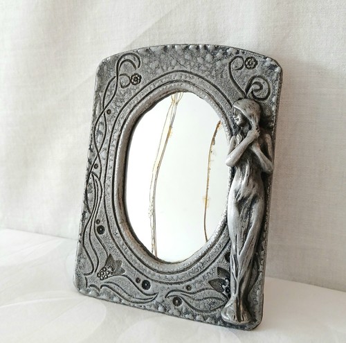 Vintage pewter metal - pewter, art