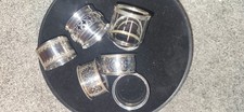 Small Collection Of  7 Napkin Rings Vintage/antique
