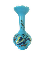 Vintage Blue Milk Glass Hand