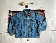 Levis Type 1 Trucker Jacket L-XL Selvedge Wabash 2022 New BNWT Cinch Back Rivets