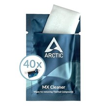 Pack Of 40 MX Cleaner Thermal Paste Remover, Cleaning Wipes, 11.5 x 11.5 cm